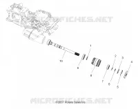 ANTRIEB, MAIN GETRIEBEGEHÄUSE OUTPUT SHAFT