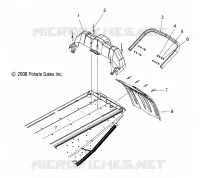 HINTERE STOSSSTANGE, SNOWFLAP, and RÜCKLICHT HOUSING