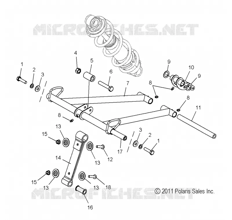 FRONT Drehmomentarm