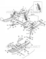 FRONT SUSPENSION AND SKI TRAIL RMK 0970961 (4938333833B001)