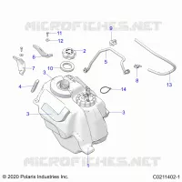 KRAFTSTOFFSYSTEM, FUEL TANK ASM.