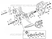 GETRIEBEGEHÄUSE/BREMSE AND KETTEN ??COVER MOUNTING XPLORER 400L W98CC38C (4945414541C005)