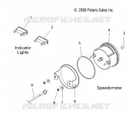 TACHOMETER and INDICATOR LIGHTS