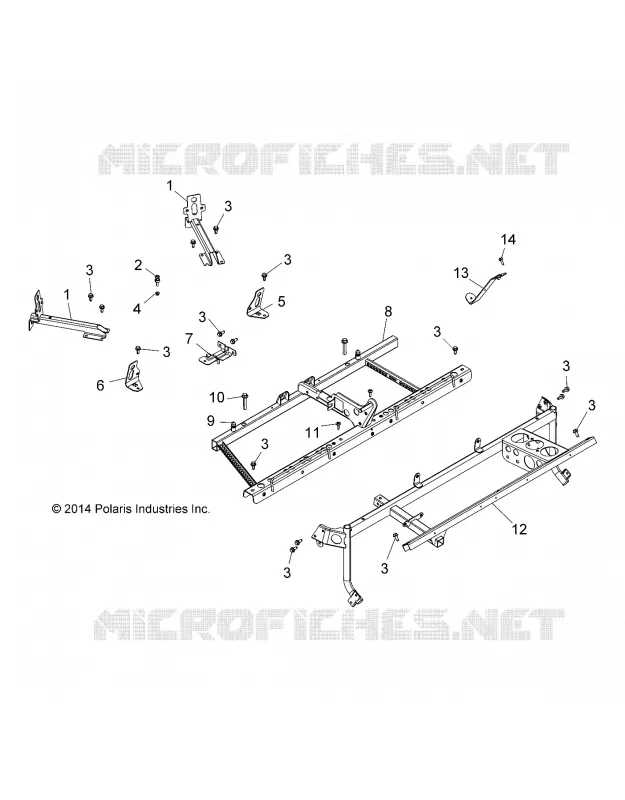CHASSIS, MAIN FRAME MOUNTS