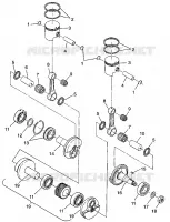 KOLBEN   KURBELWELLE TRAN SPORT 0970143 AND EUROPEAN TRAN SPORT E970143 (4938293829C007)