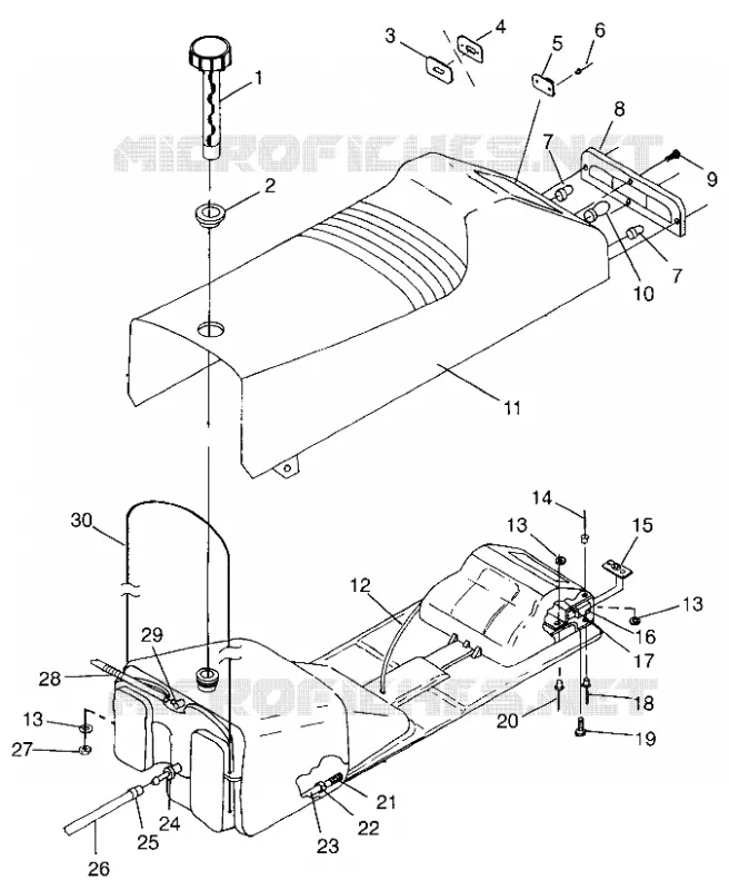 SITZ   GASBEHÄLTER XLT SP 0976676 (4937753775A007)