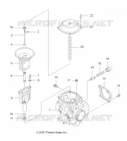 MOTOR, VERGASER, UPPER