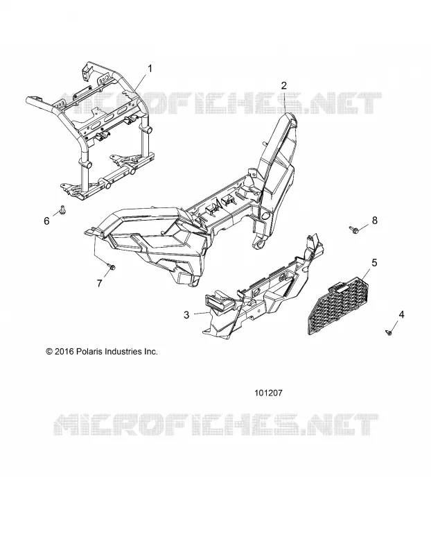 FRONTSTOSSSTANGE AND MOUNTING