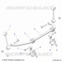 SUSPENSION, FRONT STABILISATORSTANGE