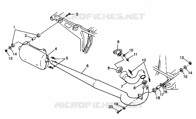 ABGASSYSTEM Sport 400L W98BA38C (4947234723A011)