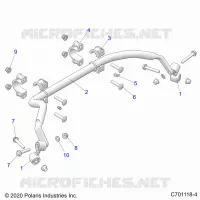 SUSPENSION, REAR STABILISATORSTANGE