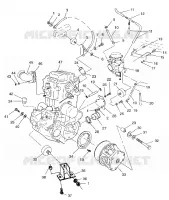 MOTORAUFHÄNGUNG  Scrambler 500 W97BC50A (4943074307A009)