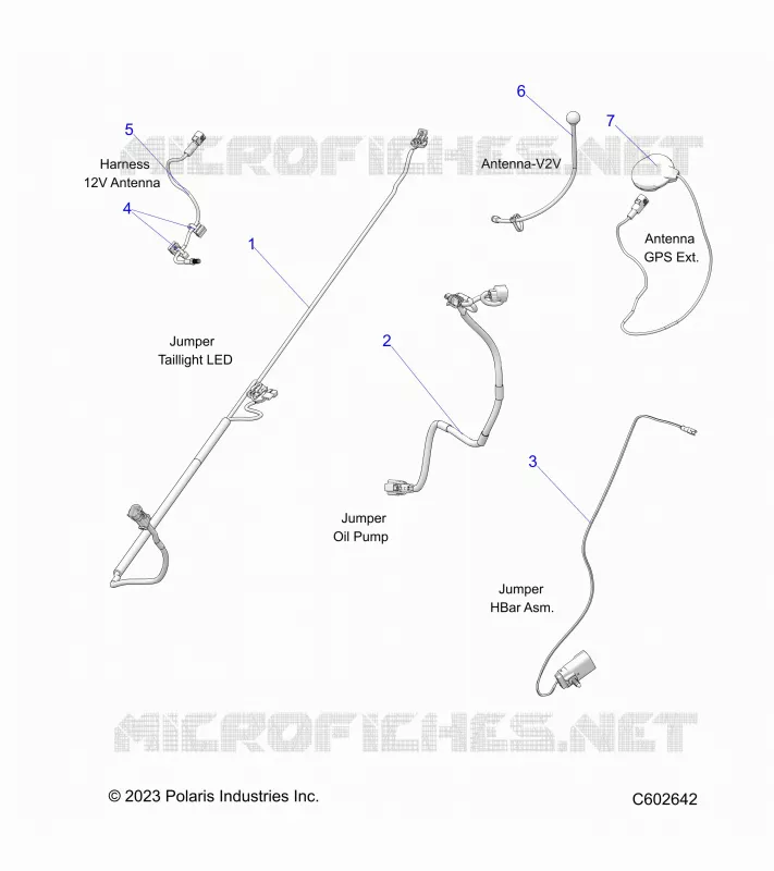 ELEKTRIC, JUMPER WIRES, ANTENNAS, HARNESS