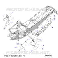CHASSIS, CLUTCH GUARD/FOOTRESTS/RUNNING BOARDS