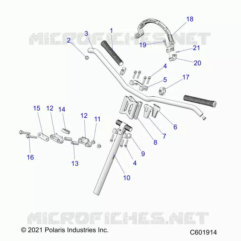 UPPER LENKEN & HANDLEBAR ASM.
