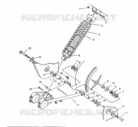 Schwingarm   SCHOCK 6x6 400L, SWEDISH S948740 and  NORWEGIAN N948740 (4926812681029A)