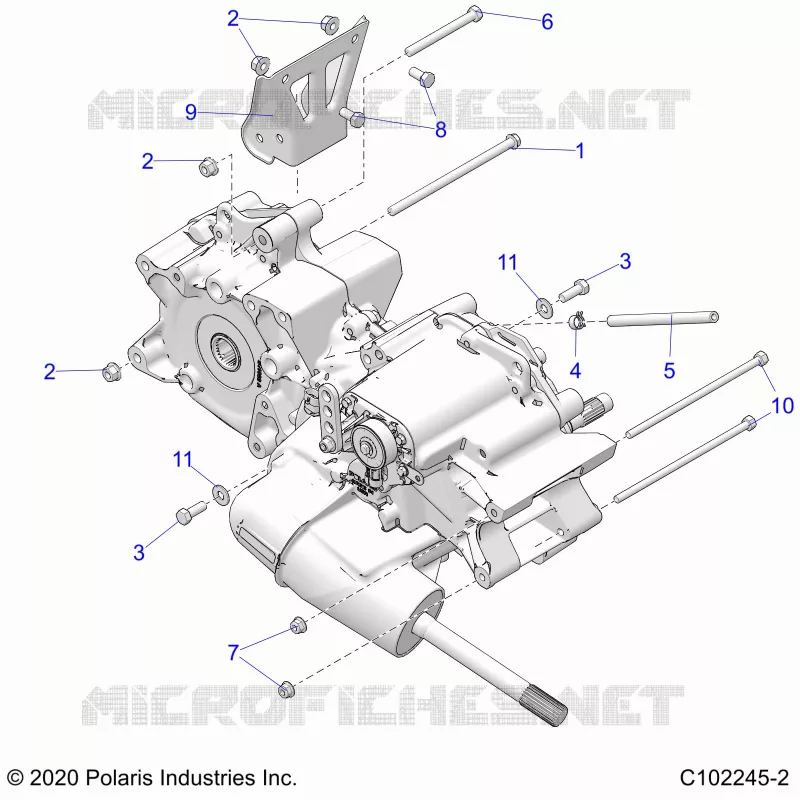 ANTRIEB, MAIN GEARCASE MOUNTING