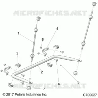 SUSPENSION, REAR STABILISATORSTANGE