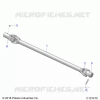 ANTRIEB, PROP SHAFT, FRONT