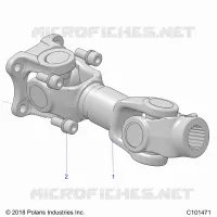 DRIVE TRAIN, PROP HINTERWELLE