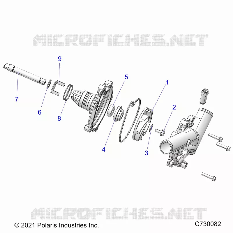 MOTOR, WATERPUMP ASSEMBLY