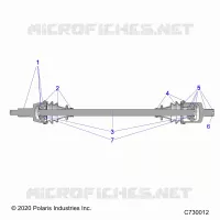 ANTRIEB, FRONT HALF SHAFT