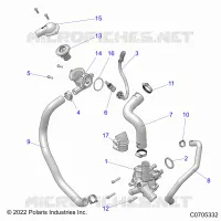 MOTOR, WATERPUMP AND BYPASS