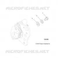 VORDERBREMSE CALIPER MOUNTING