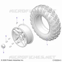 RADS, FRONT TIRE