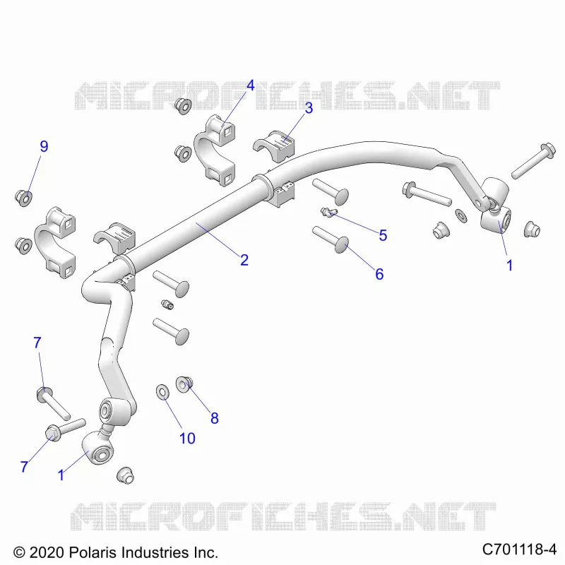 SUSPENSION, REAR STABILISATORSTANGE