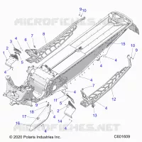CHASSIS, CLUTCH GUARD, FOOTRESTS, AND RUNNINGBOARDS