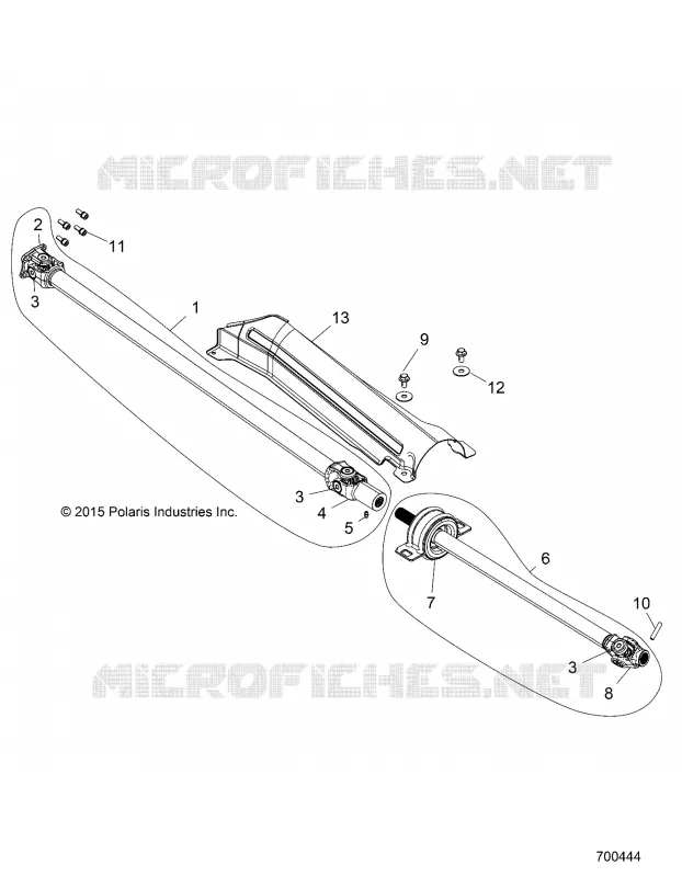 DRIVE TRAIN, FRONT KARDANWELLE