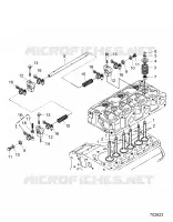 MOTOR, VALVE AND ROCKER ARM