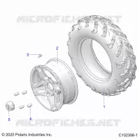 RADS, FRONT TIRE