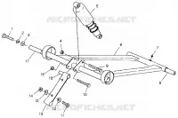 FRONT Drehmomentarm