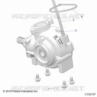 ANTRIEB, FRONT GEARCASE, MOUNTING