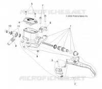 VORDERBREMSE BREMSE LEVER AND MASTER CYLINDER
