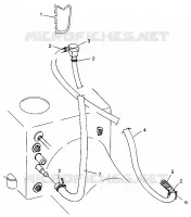 WASSER SIPHON SLT 780 B964588 and Intl. SLT 780 I964588 (4935683568B008)