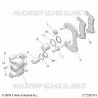BRAKES, BREMSZANGE HINTEN
