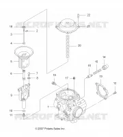 MOTOR, VERGASER, UPPER