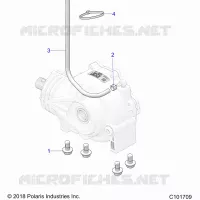 ANTRIEB, GEARCASE MOUNTING, FRONT