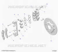 BRAKES, BREMSZANGE VORNE