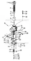 VERGASER (500, SKS) 500 0972764, EUROPEAN 500 E972764, 500 SKS 0972564 AN (4938393839D003)