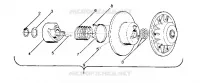 angetriebene Kupplungs Star, Sprint ES and StarTrak Updated 2/90 (4916811681015A)