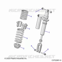 SUSPENSION, FRONT SHOCK MOUNTING