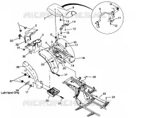 HINTER CAB   SITZ Sportsman 4x4 W968040 (4935943594A006)