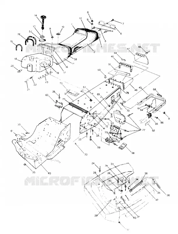 CHASSIS AND SITZ 650 AND 650 SKS (4919261926001A)