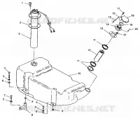 TREIBSTOFF TANK SL 650 B954058 (4930483048A009)