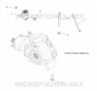 ANTRIEB, GETRIEBEGEHÄUSE MOUNTING, FRONT
