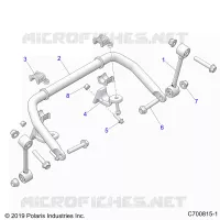 SUSPENSION, FRONT STABILISATORSTANGE- G21GXH99AL/BL (C700815-1)